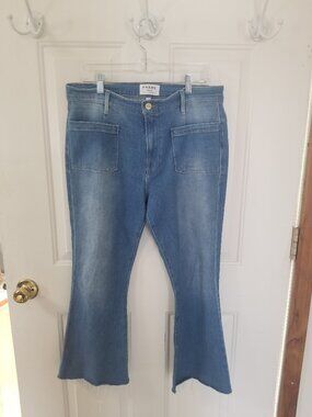 Frame Denim Crop Flare